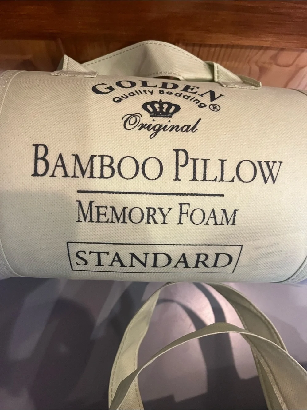 Bamboo Memory Foam Pillow - Light Green